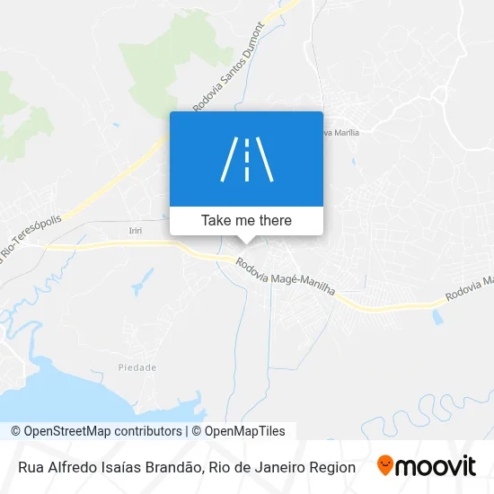 Rua Alfredo Isaías Brandão map