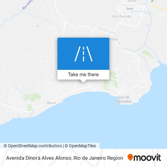 Mapa Avenida Dinorá Alves Alonso