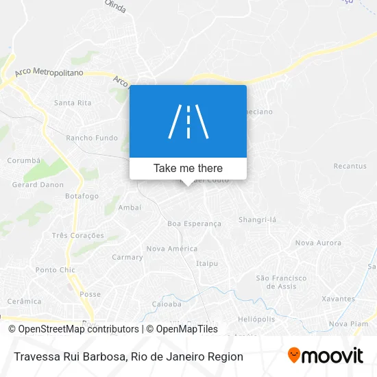 Travessa Rui Barbosa map
