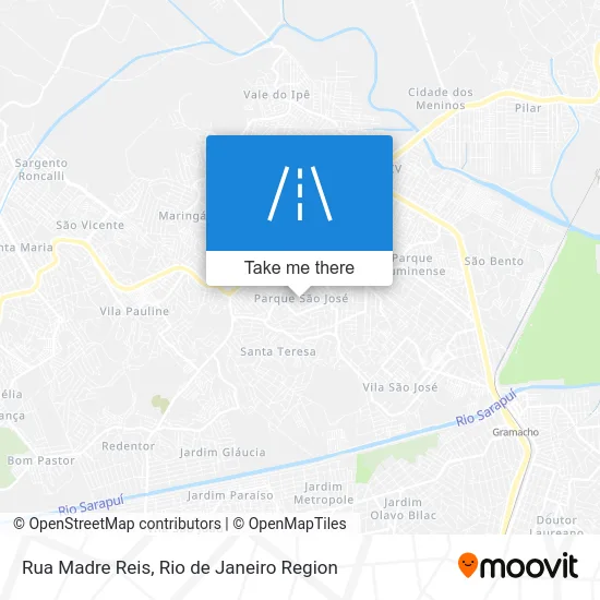 Rua Madre Reis map
