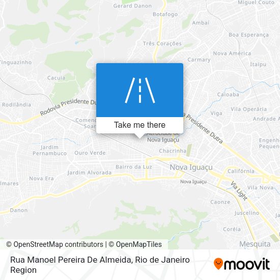 Rua Manoel Pereira De Almeida map