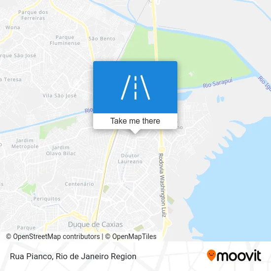Rua Pianco map