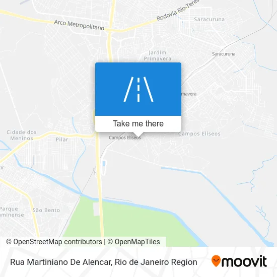 Rua Martiniano De Alencar map