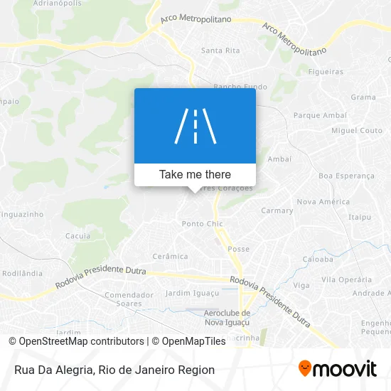 Rua Da Alegria map
