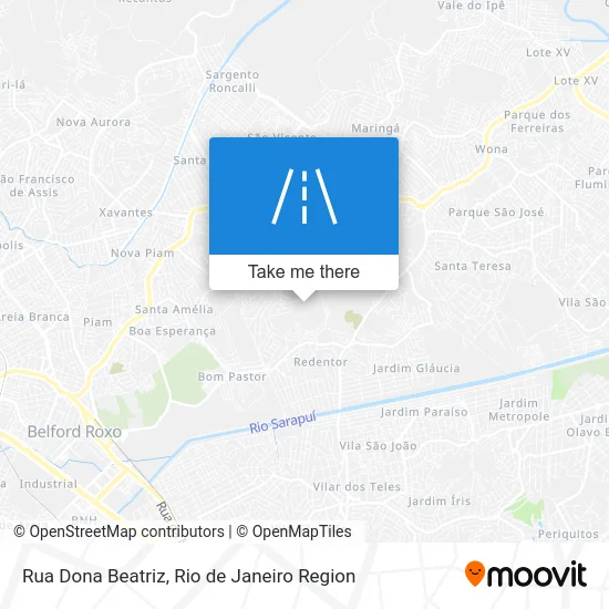 Rua Dona Beatriz map