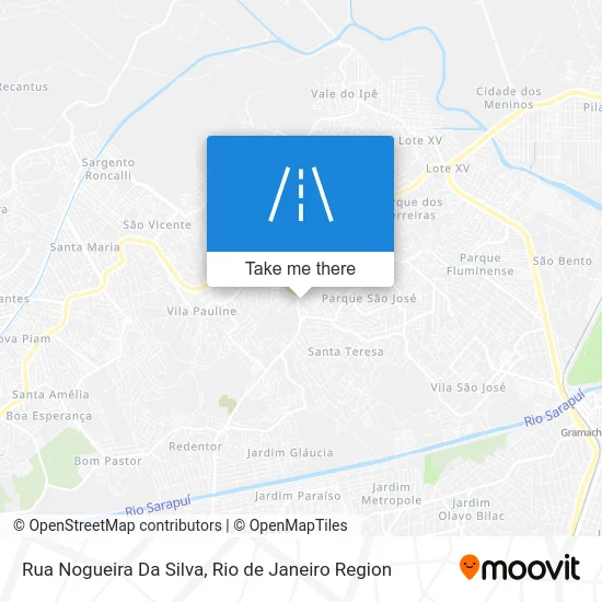 Rua Nogueira Da Silva map