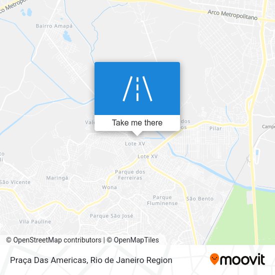 Praça Das Americas map