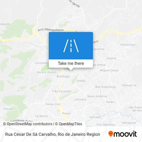 Rua César De Sá Carvalho map