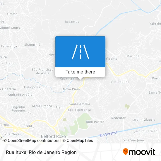 Rua Ituxa map