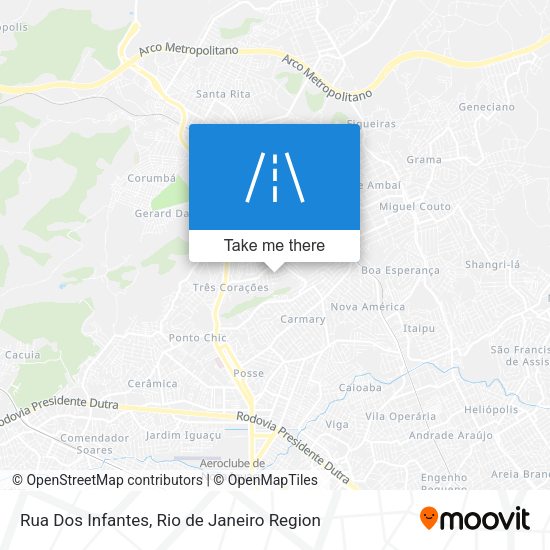 Rua Dos Infantes map