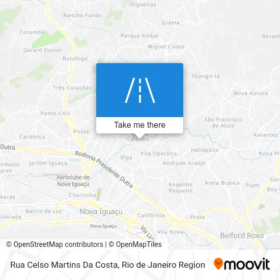 Rua Celso Martins Da Costa map