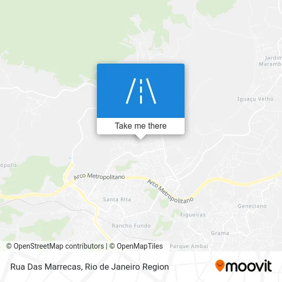 Rua Das Marrecas map