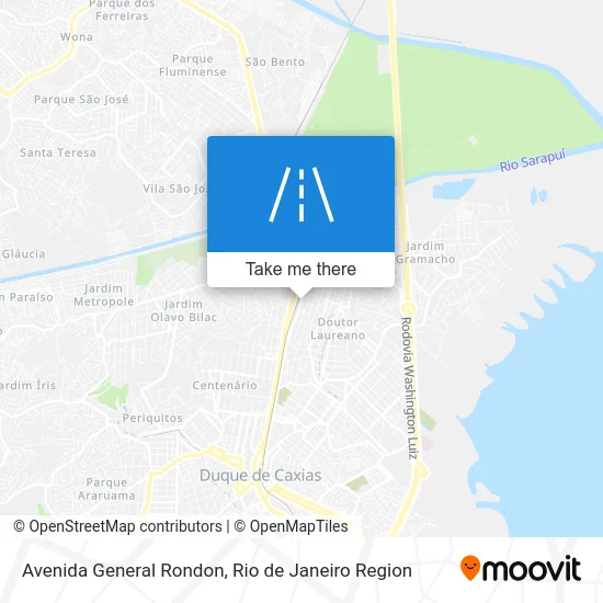 Avenida General Rondon map