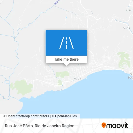 Rua José Pôrto map