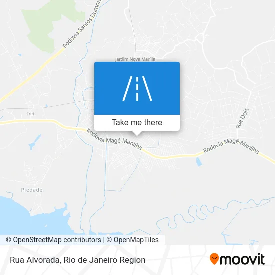 Rua Alvorada map
