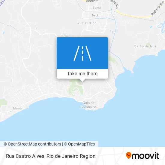 Rua Castro Alves map