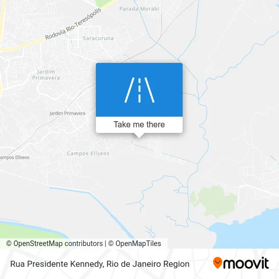 Rua Presidente Kennedy map