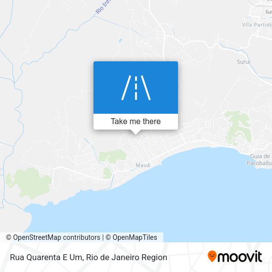 Rua Quarenta E Um map