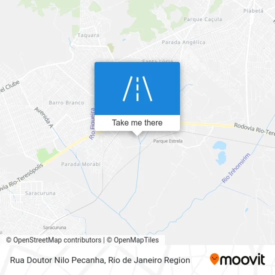 Rua Doutor Nilo Pecanha map