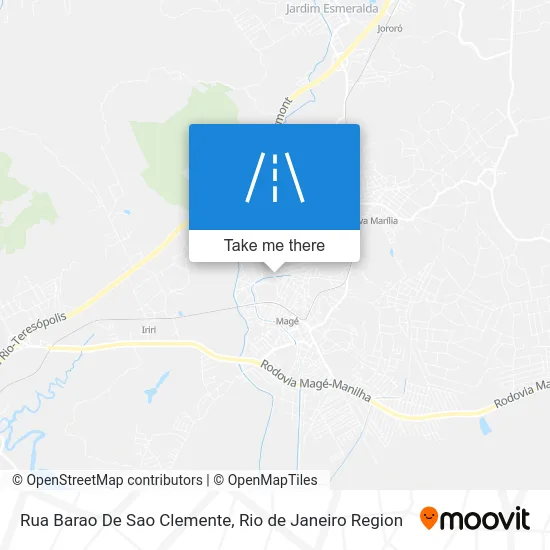 Rua Barao De Sao Clemente map