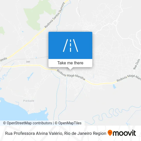 Rua Professora Alvina Valério map