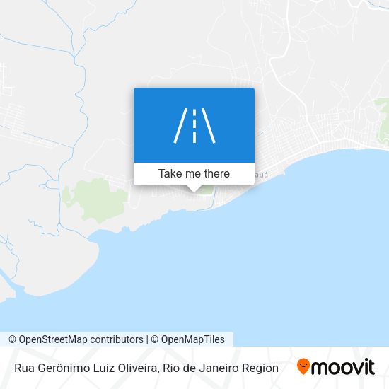 Rua Gerônimo Luiz Oliveira map