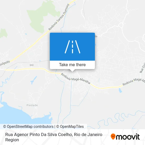Rua Agenor Pinto Da Silva Coelho map