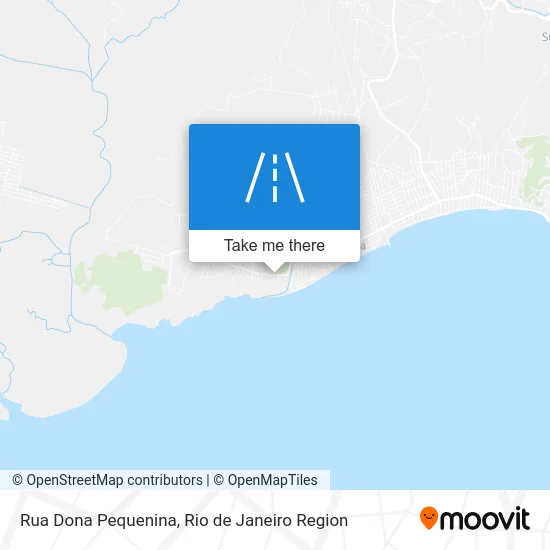 Rua Dona Pequenina map