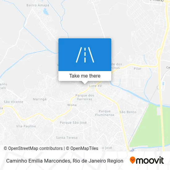 Caminho Emilia Marcondes map