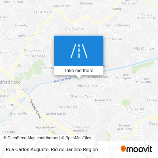 Rua Carlos Augusto map