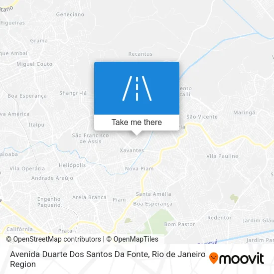 Avenida Duarte Dos Santos Da Fonte map