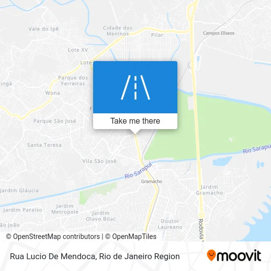 Rua Lucio De Mendoca map