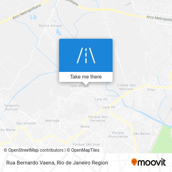 Rua Bernardo Vaena map