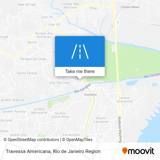 Travessa Americana map