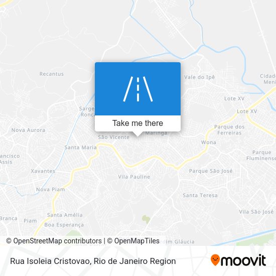 Rua Isoleia Cristovao map
