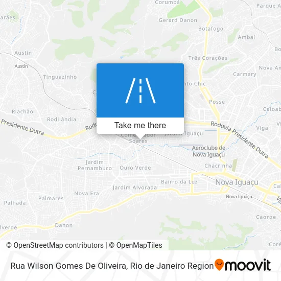 Rua Wilson Gomes De Oliveira map