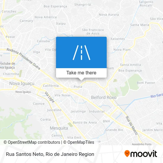 Rua Santos Neto map