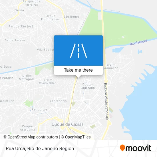 Rua Urca map