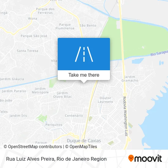 Rua Luiz Alves Preira map