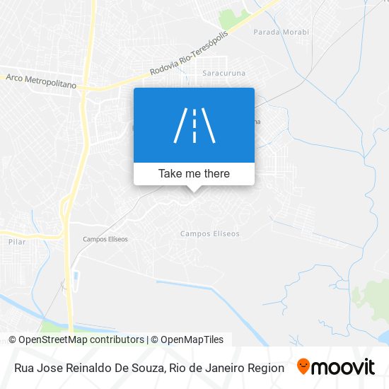 Rua Jose Reinaldo De Souza map