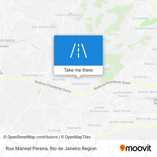Rua Manoel Pereira map