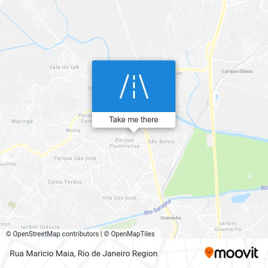 Rua Maricio Maia map