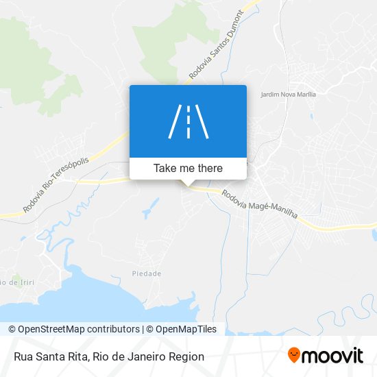 Rua Santa Rita map