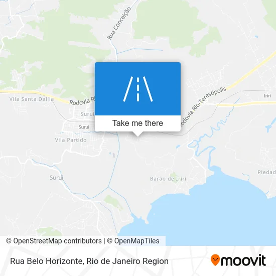 Rua Belo Horizonte map