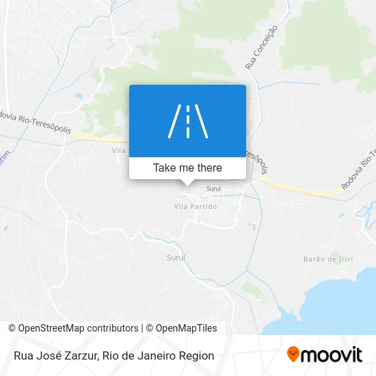 Rua José Zarzur map