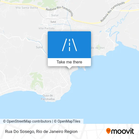 Rua Do Sosego map