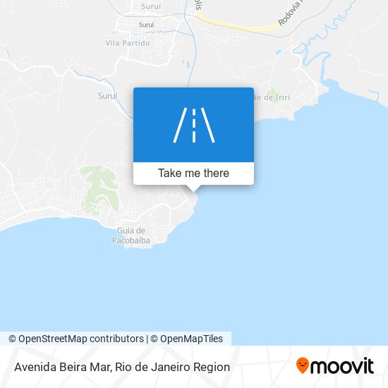 Avenida Beira Mar map