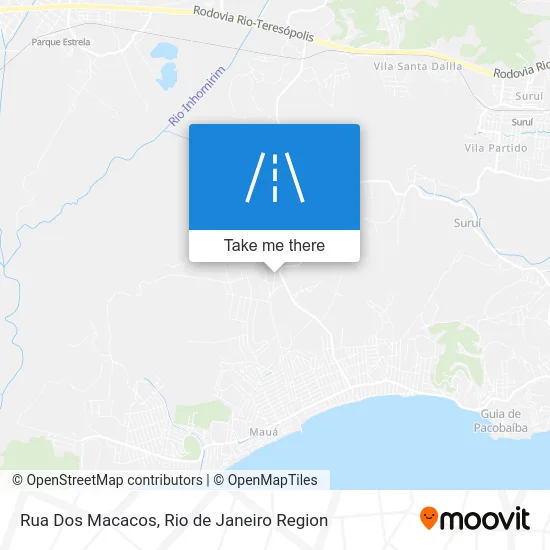 Rua Dos Macacos map