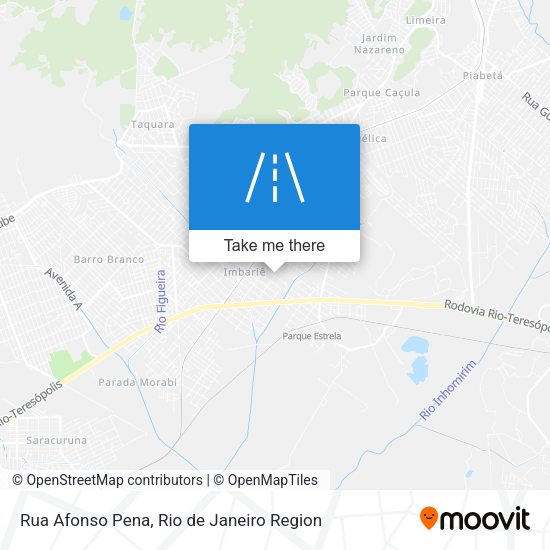 Rua Afonso Pena map