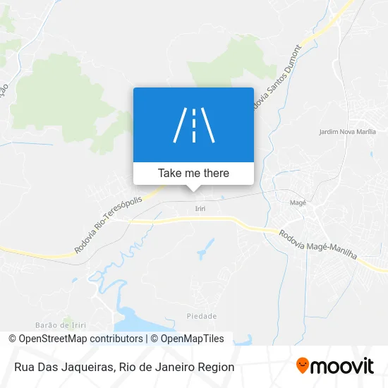 Rua Das Jaqueiras map